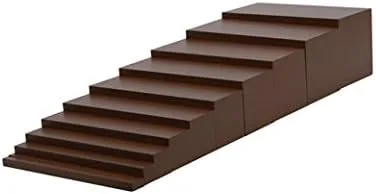 Miniatura 2 de Montessori Juguetes para niños de 3 años en adelante, escaleras, apilados, bloques de escalera, desarrollo, juguetes sensoriales Montessori