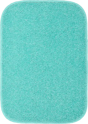 Miniatura 40 de Garland Rug Gramercy - Alfombra de baño rectangular lavable de polipropileno de felpa de 20 x 34 pulgadas, color azul lavabo, suave, absorbente