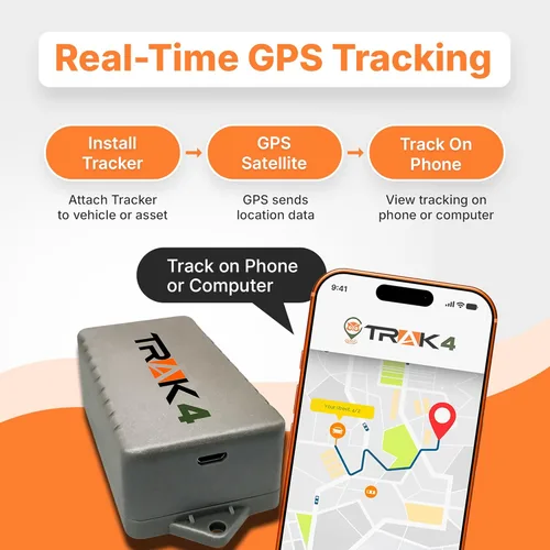 Miniatura 3 de Trak-4 - Rastreador GPS para vehículos, activos, equipos. Batería de larga duración, resistente al agua, seguimiento global. Requiere suscripción