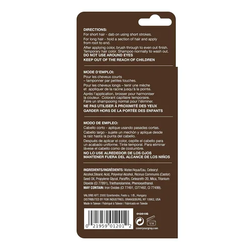 Miniatura 2 de Cover Your Gray Retocar el cabello Pro-Growth con aceite de ricino, marrón oscuro