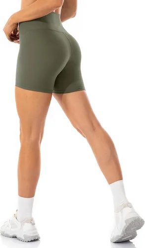 Miniatura 2 de Lavento - shorts para ciclismo, yoga, para mujer con sensación de segunda piel, cintura alta, ultrasuave, tiro de 56 pulgadas.