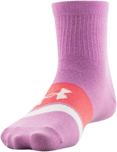 Miniatura 6 de Under Armour Girls Essential Lite - Calcetines ligeros para cuarto de galón, paquete de 6