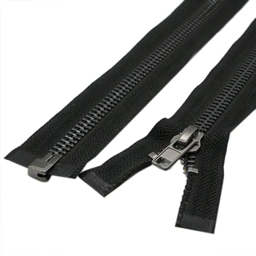 Miniatura 3 de Leekayer #8 Chaqueta separadora de 30 pulgadas con cremallera de níquel negro, 29.9 in, cremallera de metal resistente para chaquetas, abrigos