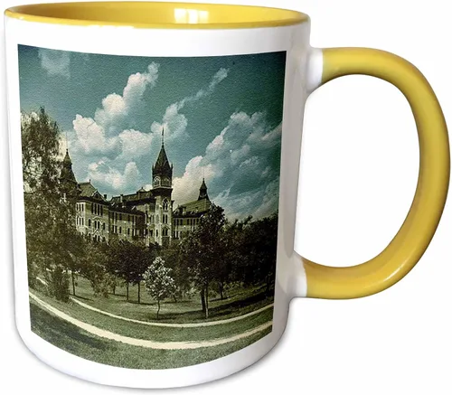 Miniatura 7 de 3dRose Old Main Building at The University of Texas at Austin in 1903 - Taza de dos tonos, 11 onzas, color negro