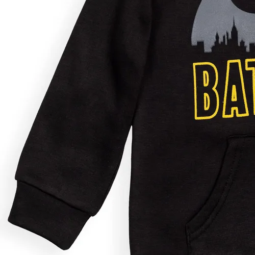 Miniatura 4 de DC Comics Justice League Superman Batman The Flash - Sudadera de forro polar con capucha para niños pequeños y grandes