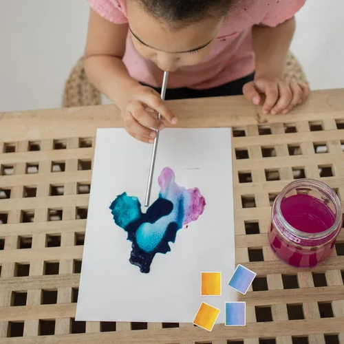 Miniatura 3 de NOLITOY Juego de 50 piezas vacías de acuarela, estuche de pintura de plástico blanco para suministros de pintura, dibujo artístico, acrílico