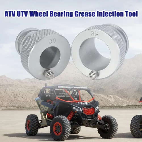 Miniatura 2 de 2 piezas de herramienta de grasa para rodamientos de rueda de 30 mm + 39 mm Compatible con Can Am Maverick X3/MAX Adecuada para rodamientos UTV ATV