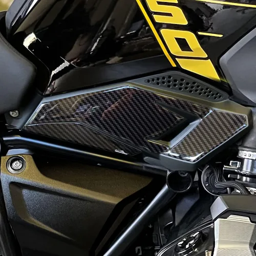 Resin Bike Adhesivos 3D para motocicleta compatibles con BMW R 1250 GS 2019-2024 2019-2024. Protección del marco contra impactos y arañazos. Par de