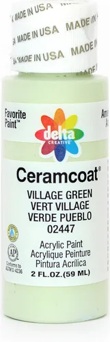 Miniatura 104 de Delta Creative Ceramcoat - Pintura acrílica en varios colores (2 onzas), 2436, carbón