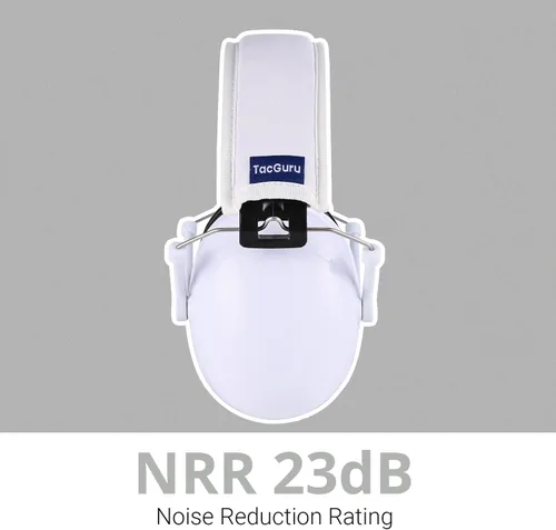 Miniatura 3 de 130 Edición Color Sólido, Orejeras de Protección Auditiva para Niños, Protección Auditiva para Niños, Talla Única para 3-16 Años Blanco (Robot White)