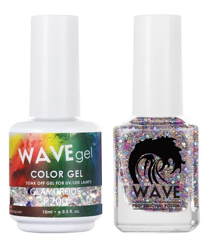 Miniatura 32 de WAVEGEL - Juego dúo de gel y esmalte de uñas a juego - Colección Simplicity - #P109 Blizzard I 0.5 onzas