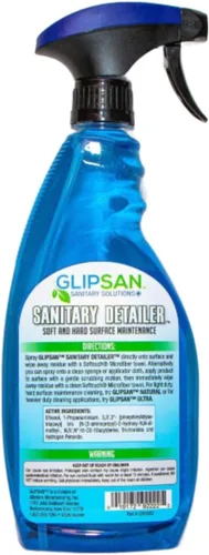 Miniatura 2 de Glipsan - Detalle de spray y toallitas, mantenimiento de superficies suaves y duras, para cuero, vinilo, goma y plásticos, 22 onzas líquidas