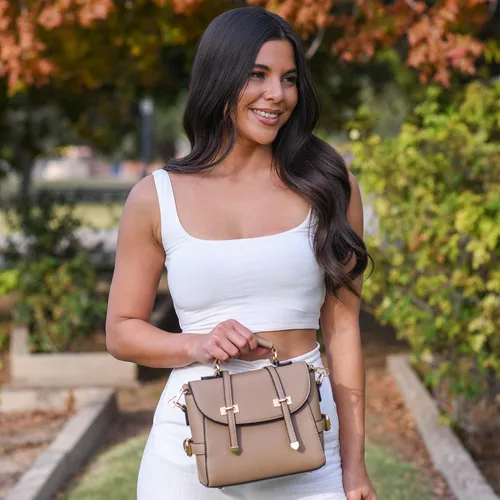 Miniatura 6 de SG SUGU Mini bolso convertible con asa superior bolso cruzado de moda