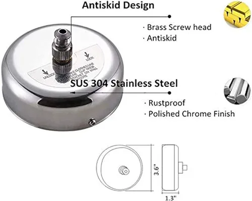 Miniatura 4 de Little World Tendedero retráctil – 2 unidades de línea de ropa de acero inoxidable 304, tendedero retráctil ajustable duradero y resistente