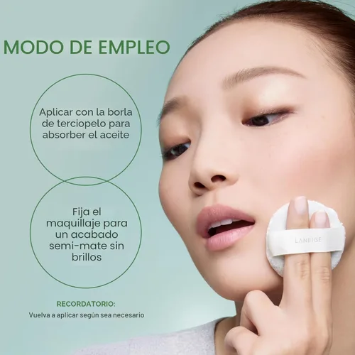 Miniatura 6 de LANEIGE Neo Difuminador Polvo: Compacto de Control de Aceite Coreano con Desenfoque de Poros, Acabado Suavizante y Fácil de Viajar, Embalaje Sin