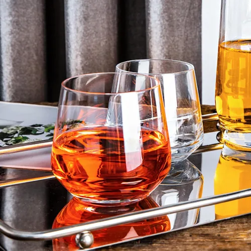 Miniatura 7 de Juego de 12 copas de vino de base pesada de 13 onzas para whisky, cócteles, whisky y jugo, cristalería apta para lavavajillas, regalos para amigos