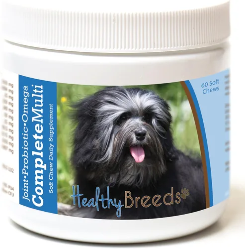 Miniatura 184 de Healthy Breeds Pug todo en uno multivitamínico suave masticable 60