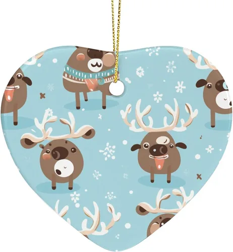 Miniatura 9 de Adorno de cerámica de pingüino para árbol de Navidad, adornos de árbol de Navidad de pingüino, decoración de árbol de Navidad para familiares