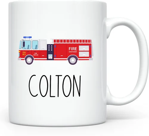Taza personalizada para niños y niños | Taza personalizada de chocolate caliente, cacao, café y té | Nombre personalizado regalo de cumpleaños