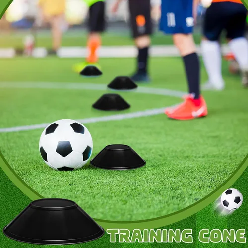 Miniatura 4 de 12 piezas mini conos de fútbol para deporte agilidad disco conos de fútbol entrenamiento para ejercicios de agilidad deportes fútbol fútbol