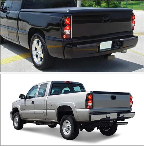 Miniatura 7 de AUTOSAVER88 Conjunto de luces traseras compatibles con Chevy Silverado 1999-2006 1500 2500 3500/2007 Silverado con estilo de carrocería clásico/GMC