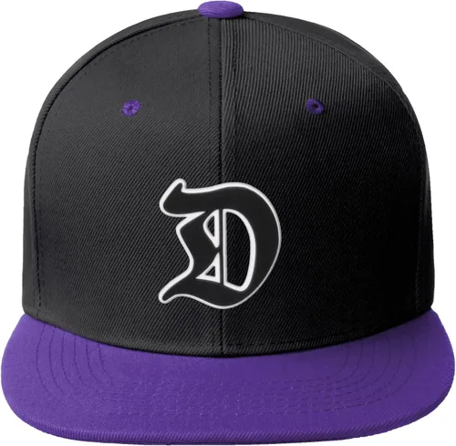 Miniatura 200 de Daxton Gorra clásica con visera de billete plano con letras del alfabeto inglés antiguo de la A a la Z