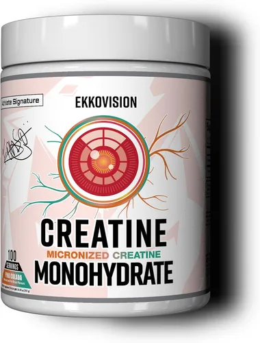 Miniatura 11 de Ekkovision Polvo de Monohidrato de Creatina Micronizado, Cereza Negra, Suplemento Pre Entrenamiento y Post Entrenamiento para Hombres y Mujeres