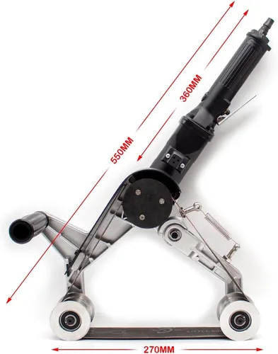 Miniatura 2 de Lijadora neumática de banda 40x760MM 4500RPM 1/4 pulgadas lijadora neumática