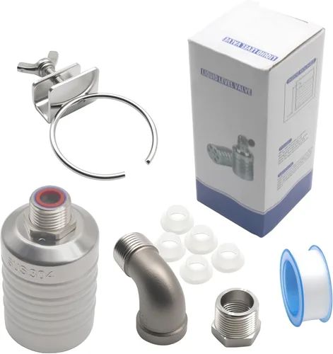 MAKERELE Controlador automático de nivel de agua de 1/2 a 3/4 pulgadas, NPT 304 de acero inoxidable de nivel de agua válvula de flotador de control