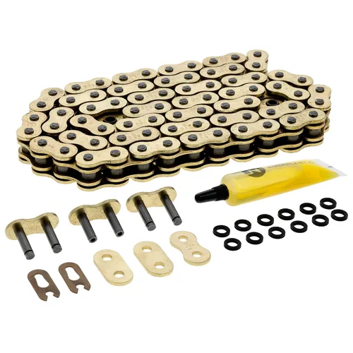 Miniatura 28 de Niche - Cadena de transmisión prémium sin junta tórica de alta resistencia con enlace maestro para motocicletas y ATVs 520V-X, Gris