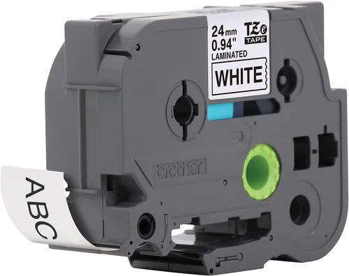 Miniatura 18 de Brother P-touch TZE-S951 - Cinta adhesiva laminada extra resistente de 1 pulgada (24 mm) de ancho, negro sobre plateado mate, laminada