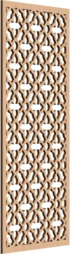 Miniatura 186 de Madison Paneles de pared decorativos de madera con calado, 9 3/8 pulgadas de ancho x 24 3/8 pulgadas de alto x 3/8 de alto, roble rojo rojo (Red Oak)