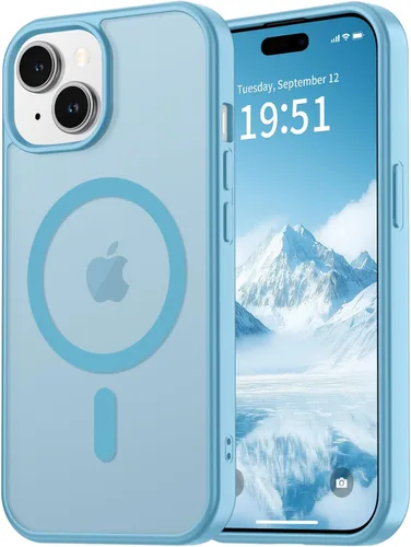 Miniatura 119 de vnnink para iPhone 12 y iPhone 12 Pro, funda de teléfono celular translúcida con protección contra caídas de grado militar, mate magnética