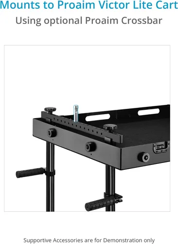 Miniatura 4 de Proaim Pasador de bebé de 5/8 pulgadas con tornillo de 3/8 pulgadas para carro de producción de video Proaim Victor Lite. para accesorios de soporte