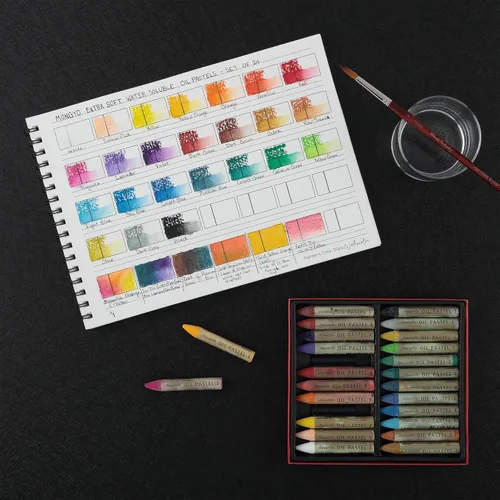 Miniatura 5 de HG Art Concepts Painters - Agenda de colores – 9 x 12, 140 libras, libro de muestras de color sin ácidos con 10 páginas para acuarela y medios