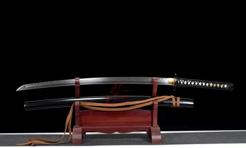 Miniatura 9 de Handmade Samurai Sword 40.6 Inch New Kill Bill Battle Ready Clay Tempered Folded Steel Samurai Katana Sharp Sword