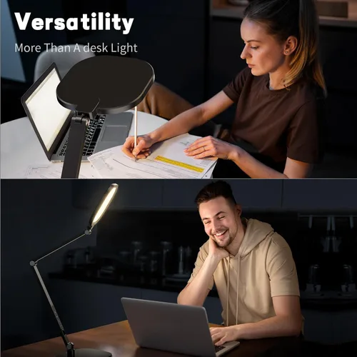 Miniatura 2 de Lámpara de escritorio LED LitONES para oficina en casa, luz de escritorio moderna para el cuidado de los ojos, luz de computadora de 3 temperaturas