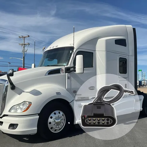 Miniatura 6 de Conector de coleta para faros delanteros Kenworth T680, conector de coleta de faro halógeno