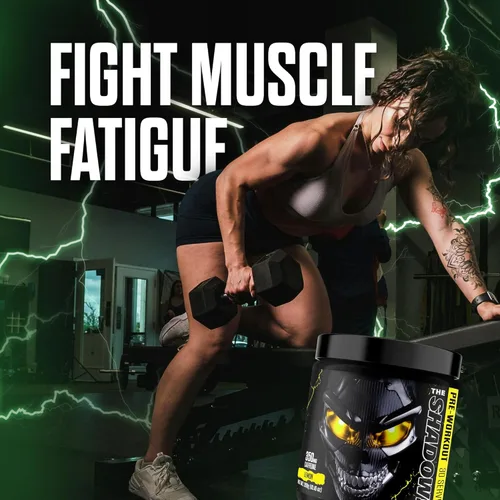 Miniatura 6 de JNX SPORTS The Shadow! Preentrenamiento de alta estimulación 350mg de cafeína Sandía 30 porciones Energía eléctrica, enfoque mental y fuerza