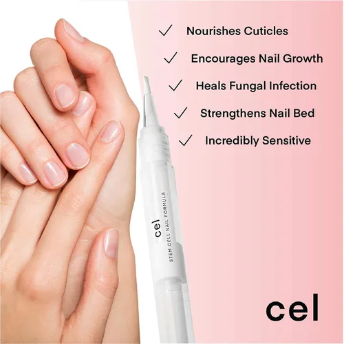 Miniatura 2 de cel MD - Pluma de aceite para cutículas, suero reparador de uñas – Reparación de uñas para uñas dañadas – Ayuda a reparar y nutrir las uñas