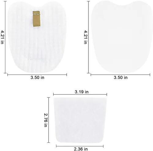 Miniatura 2 de Kit de filtro de espuma de repuesto para Shark Rocket DuoClean HV380 HV380C HV380W HV381 HV381C HV382 HV384Q UV380 ZS360 ZS360C ZS361C ZS362
