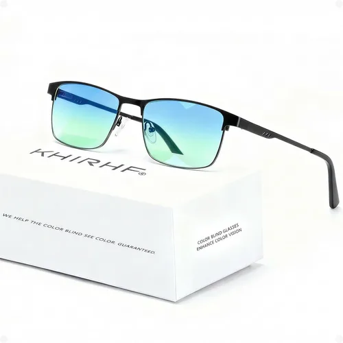 Lentes daltónicos para hombres, corrección y mejora de la deficiencia de visión de color para daltonismo rojo y verde