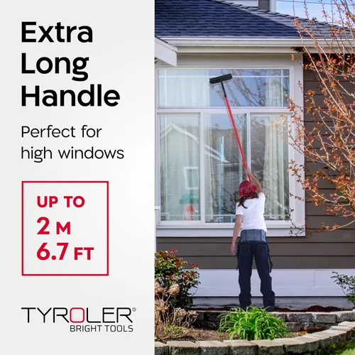 Miniatura 3 de Tyroler - Escobilla profesional de ventana para el hogar, escobilla de 12 a 80 pulgadas de largo para limpieza de ventanas, kit de limpieza