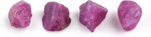 Miniatura 4 de OdrillionGems Piedras crudas, piedras preciosas naturales en bruto, piedra perforada en forma de luna de cuarzo, bricolaje hecho a mano, fabricación