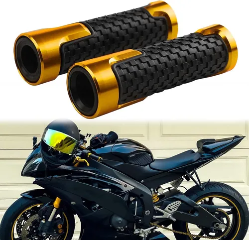 Miniatura 11 de JMTBNO Manijas universales de motocicleta de 7/8 pulgadas, 0.866 in, agarres de goma CNC compatibles con Honda Yamaha, Suzuki, Kawasaki, Dirt Bike
