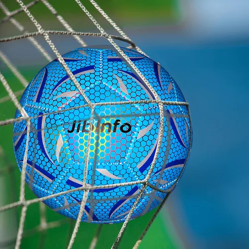 Miniatura 6 de Balón de fútbol iluminado tamaño 5, pelota de fútbol luminosa que brilla en la oscuridad, para juegos de día y noche y regalos de entrenamiento