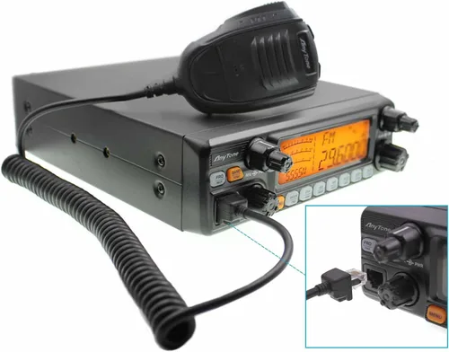 Miniatura 2 de AnyTone AT-5555N II - Transceptor móvil actualizado de 32.8 ft con reducción de ruido de radio de alta potencia 60W AM PEP/50W FM/SSB 60W (PEP)