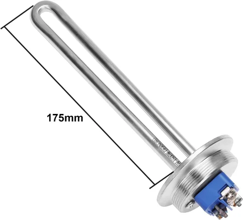 Miniatura 3 de DERNORD Densidad de alta vatio del calentador de agua de inmersión del elemento de calefacción 120V 1500W del elemento de calefacción