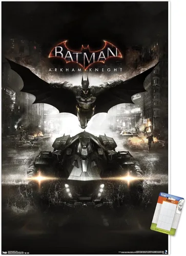 Miniatura 10 de Trends International DC Comics VIdeo Game - Arkham Knight - Póster de pared de arte clave, 14.725 x 22.375 pulgadas, versión premium sin marco
