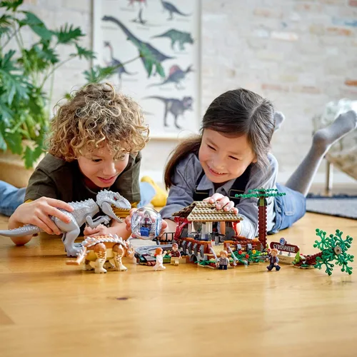 Miniatura 3 de LEGO Jurassic World Indominus rex vs. Ankylosaurus 75941 Impresionante juguete de construcción de dinosaurios para niños, con minifiguras